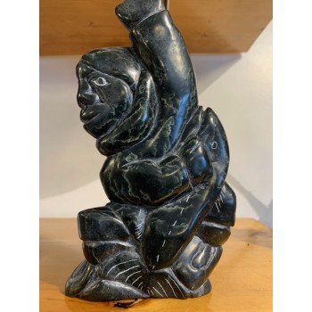 Sculpture Pêcheur triomphant